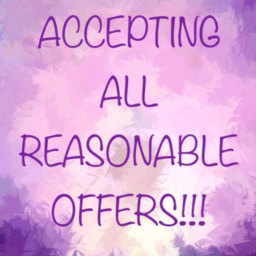 All reasonable offers accepted!